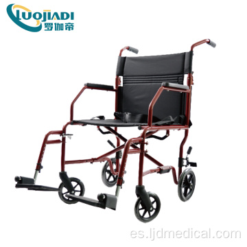 Silla de ruedas manual de tela Oxford de estructura doble X